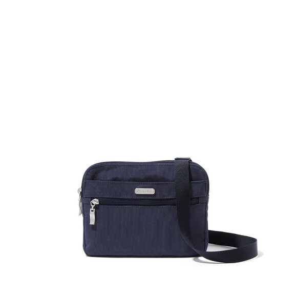 Baggallini Double Zip Medium Crossbody - Picture 1 of 6